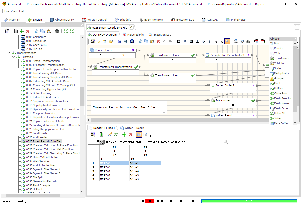 Advanced ETL Processor Enterprise - Screenshot 2 showing product features and functionality