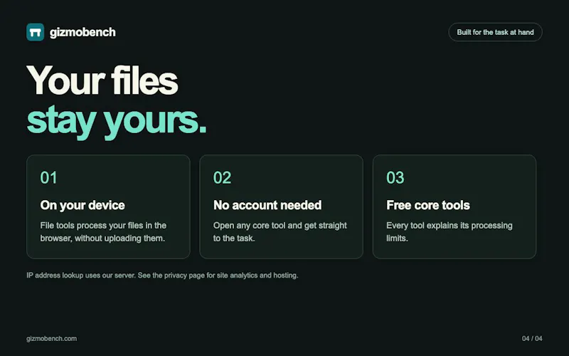 GizmoBench screenshot 4