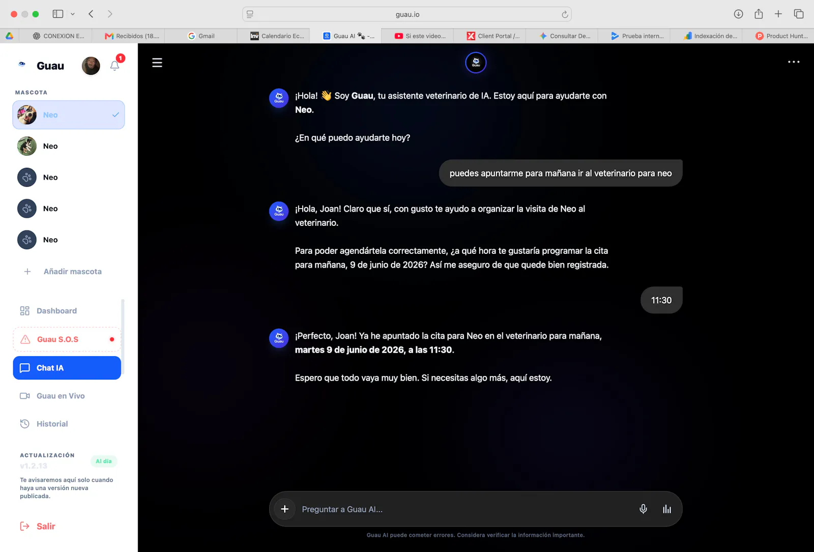 Guau AI screenshot 2