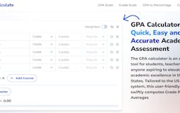 GPA Calculator For Academic Assessment media 1