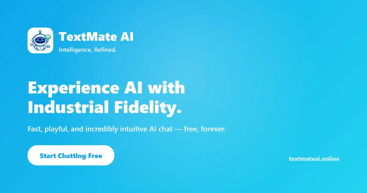     TextMate AI – Intelligence, Refined gallery image