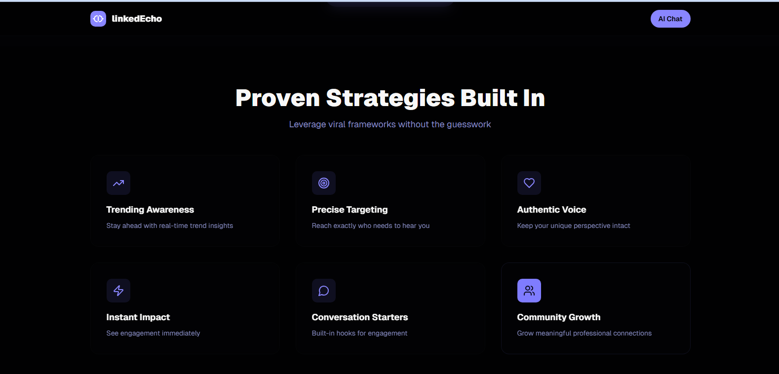 linkedEchoAi - Screenshot 2 preview