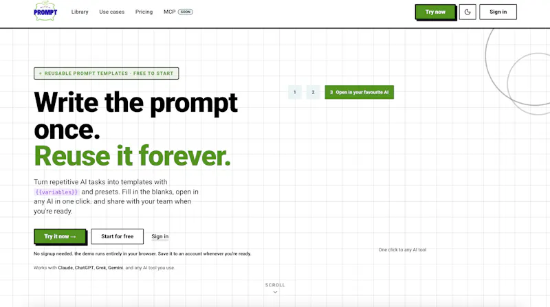 WitchPrompt screenshot 1