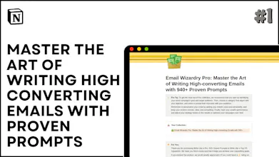 Email Wizardry: Prompts for Conv. Emails gallery image