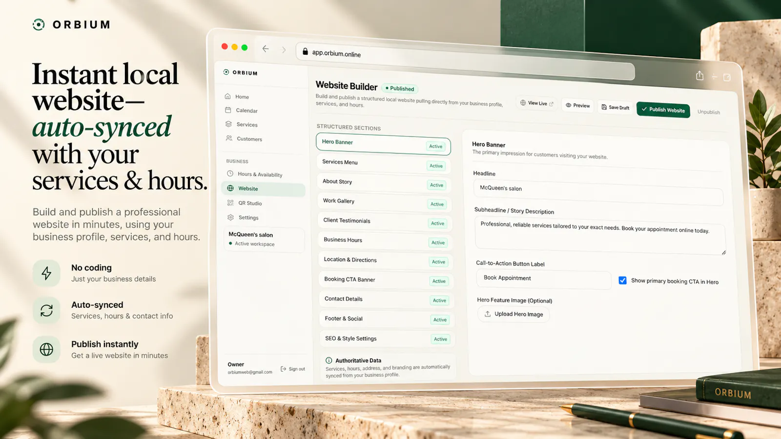 Orbium — Your Business, Ready to Book screenshot 4