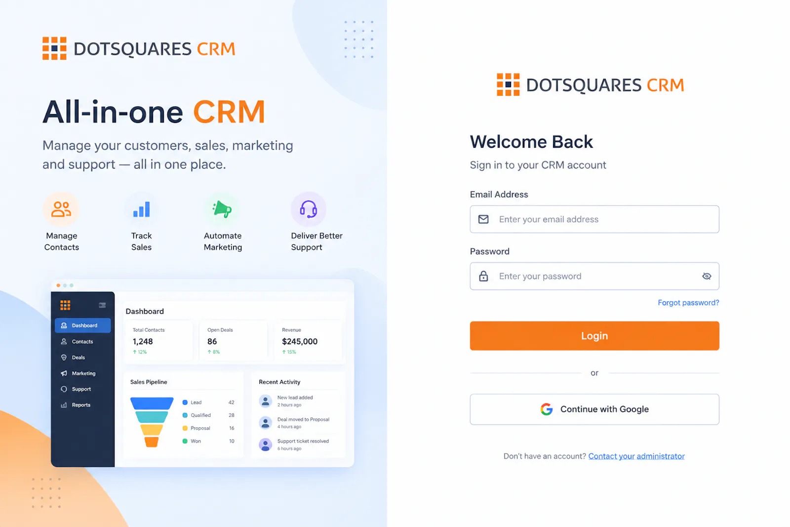Custom Helpdesk CRM Software  screenshot 1