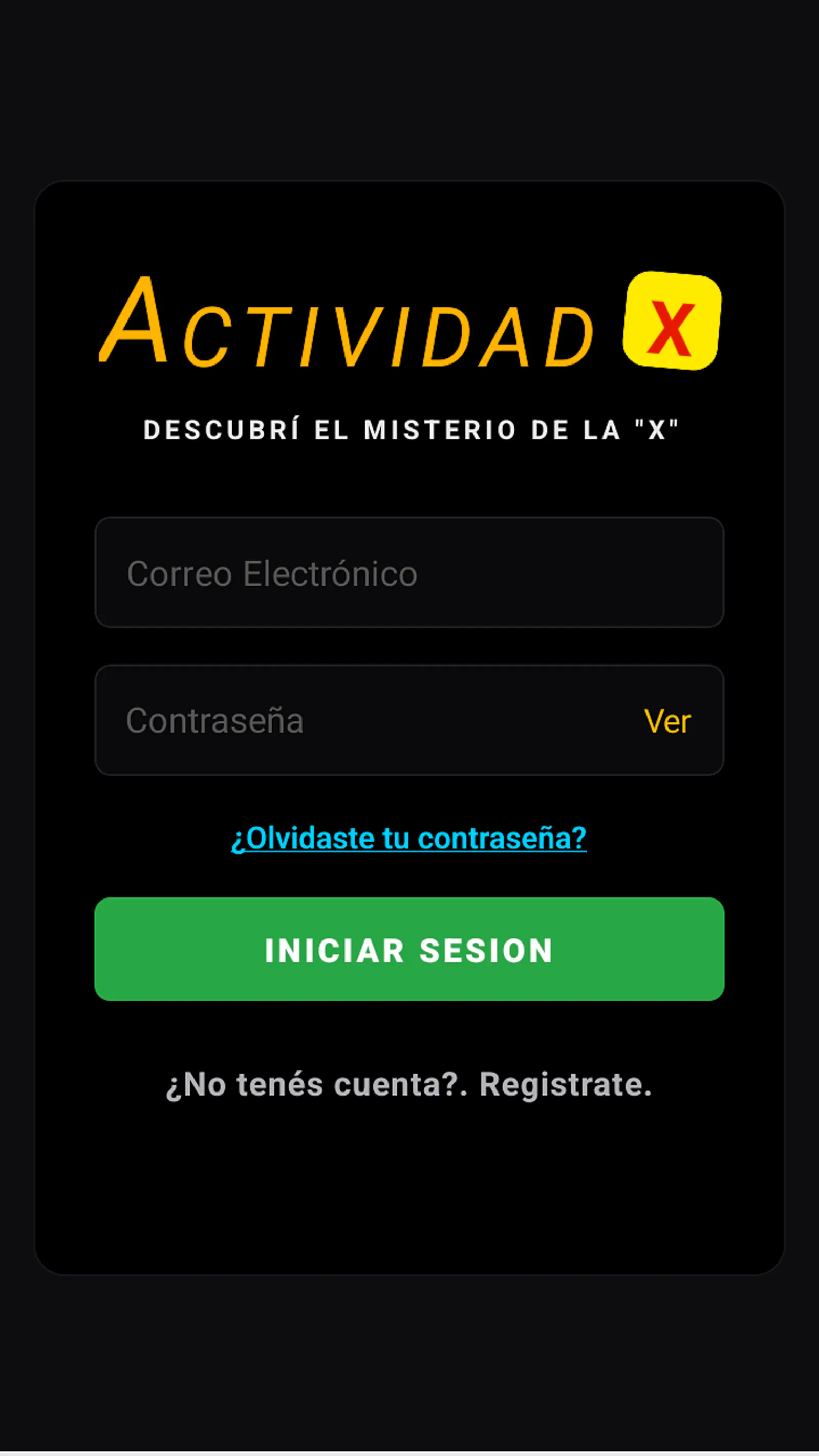 ActividadX screenshot 1