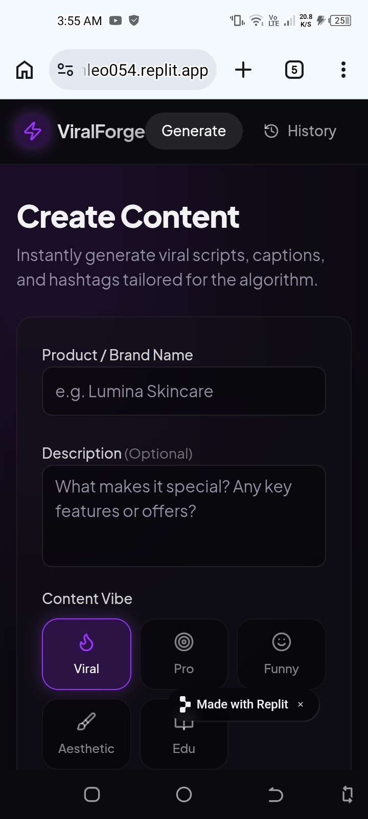 TikTok Caption & Script Generator gallery image