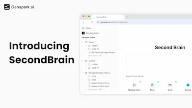 SecondBrain Note by GenSpark gallery image