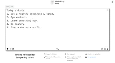 Temporary Note gallery image