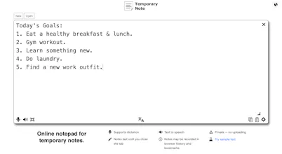 Temporary Note gallery image