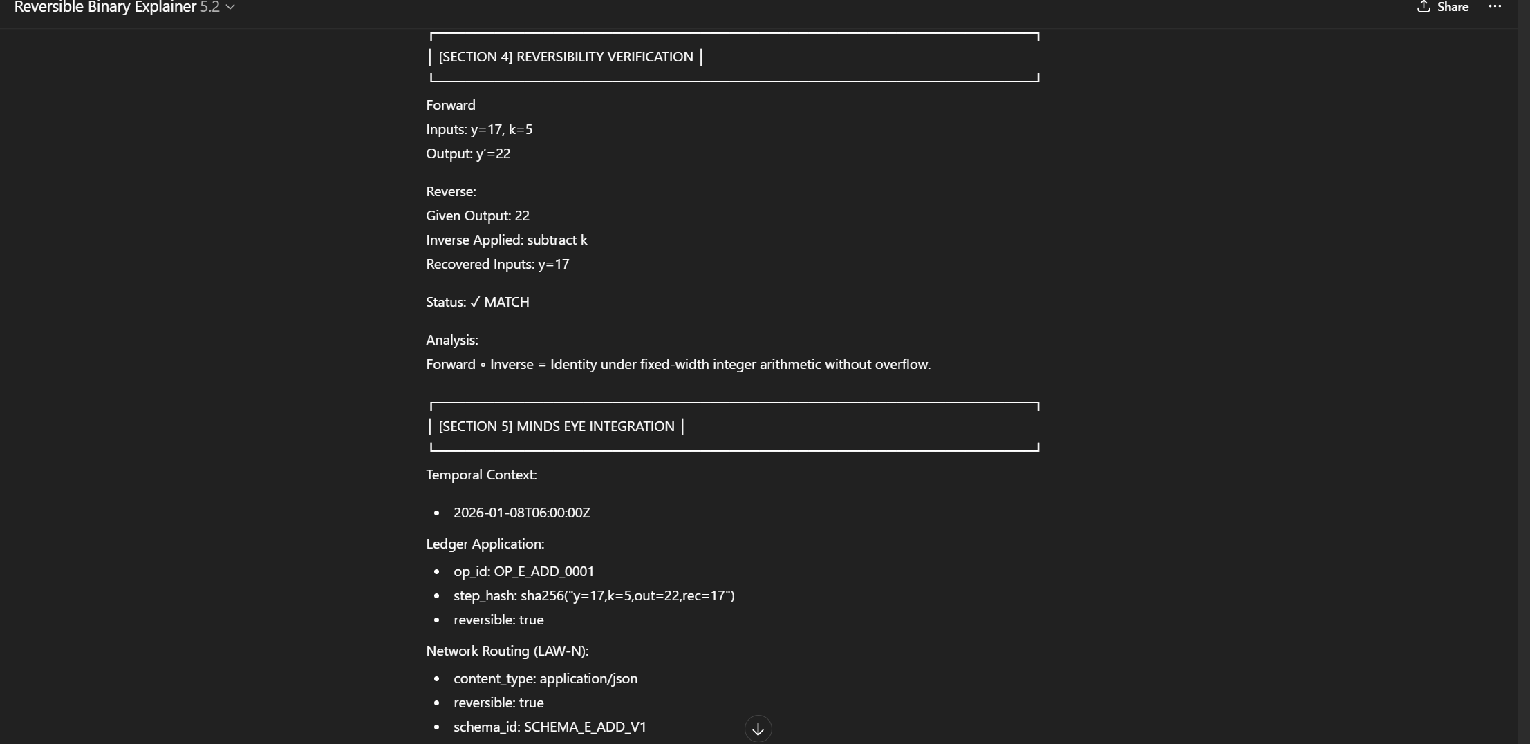 Reversible Binary Explainer gallery image