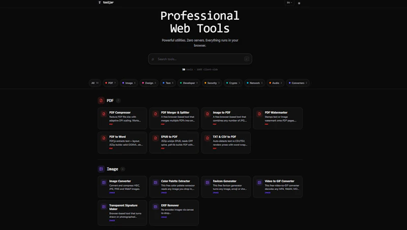 Tooljar screenshot 1