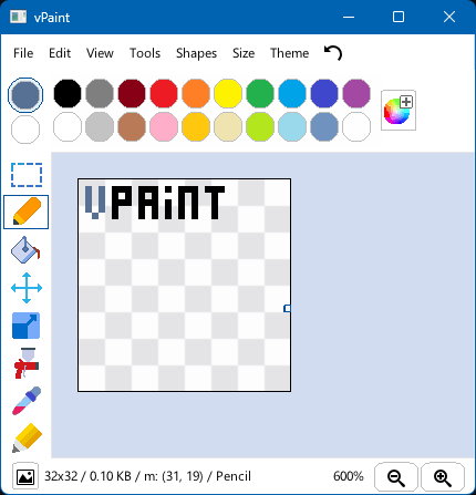 v-paint - vpaint : v로 작성된 MS-Paint 대안 미디어 1