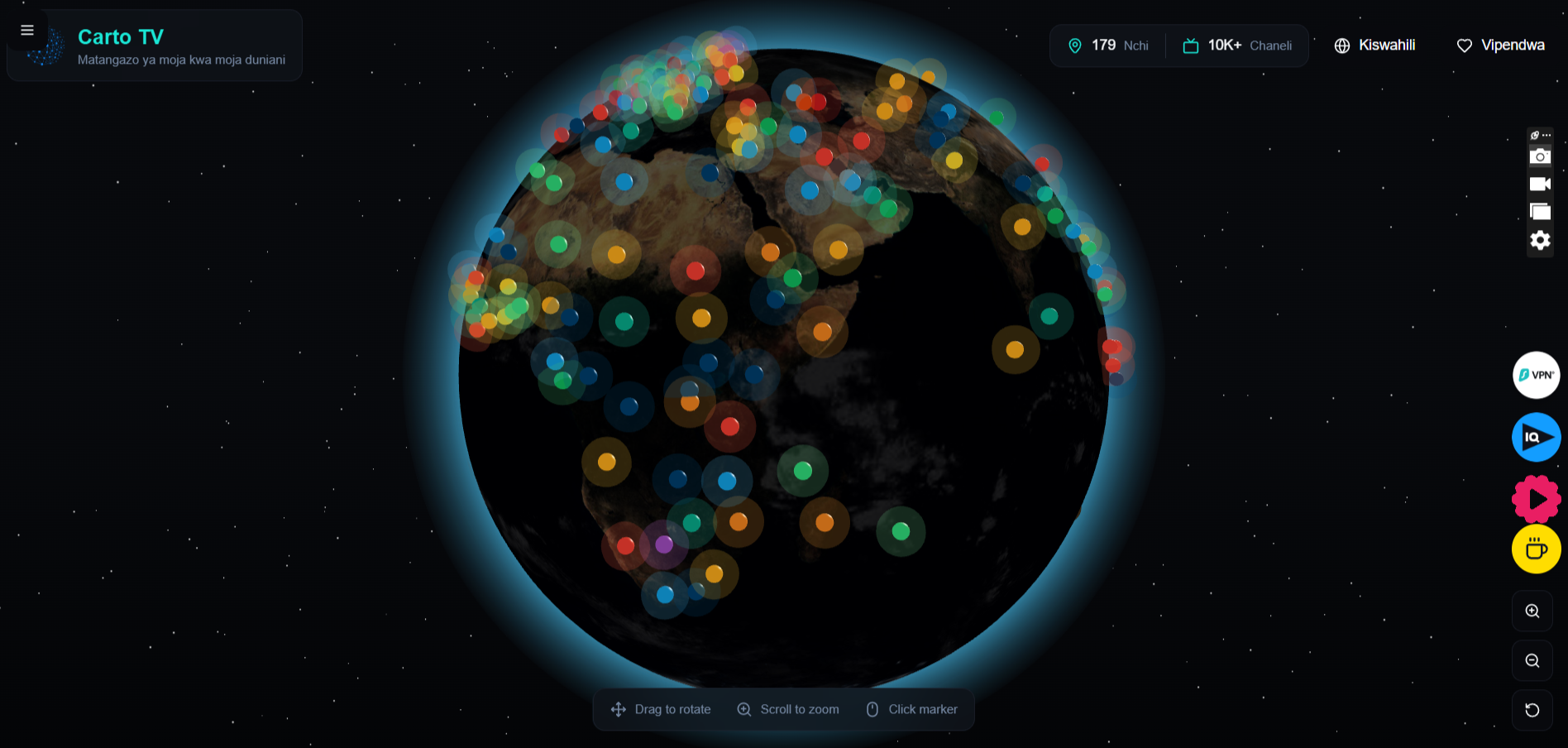 Carto TV - Screenshot 2 showing product features and functionality