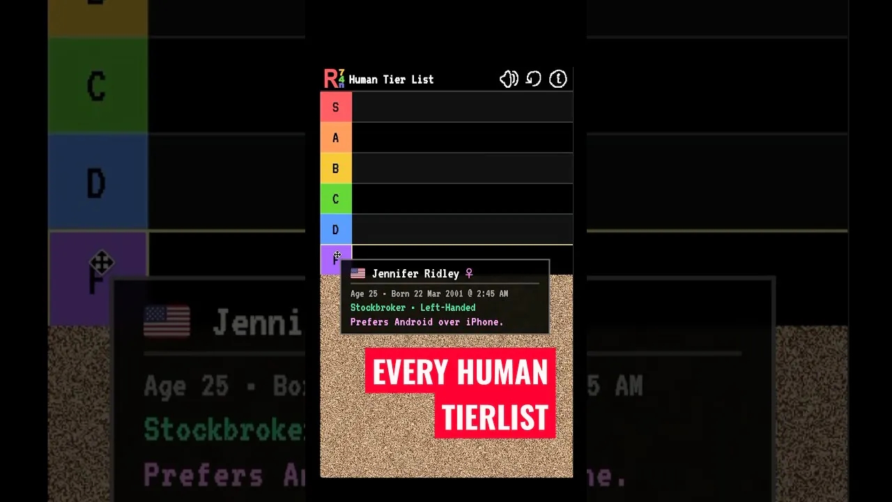 Human Tier List gallery image