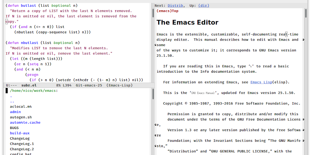 GNU Emacs - An extensible