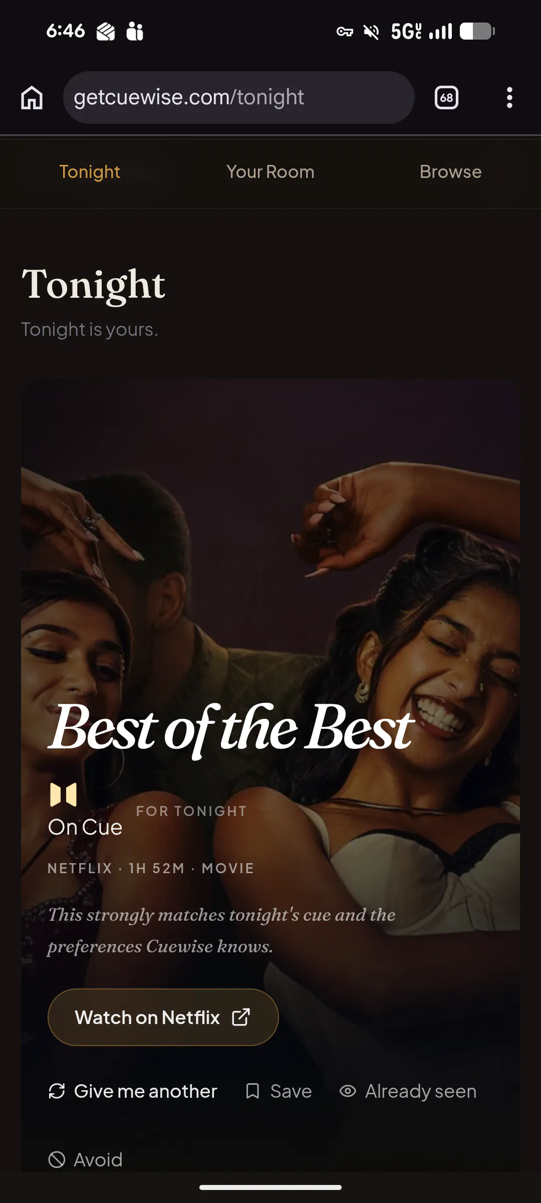 Cuewise: One Strong Pick
