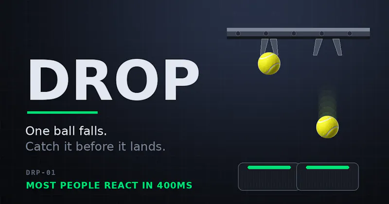 DROP · Catch the Ball in 540ms screenshot 1