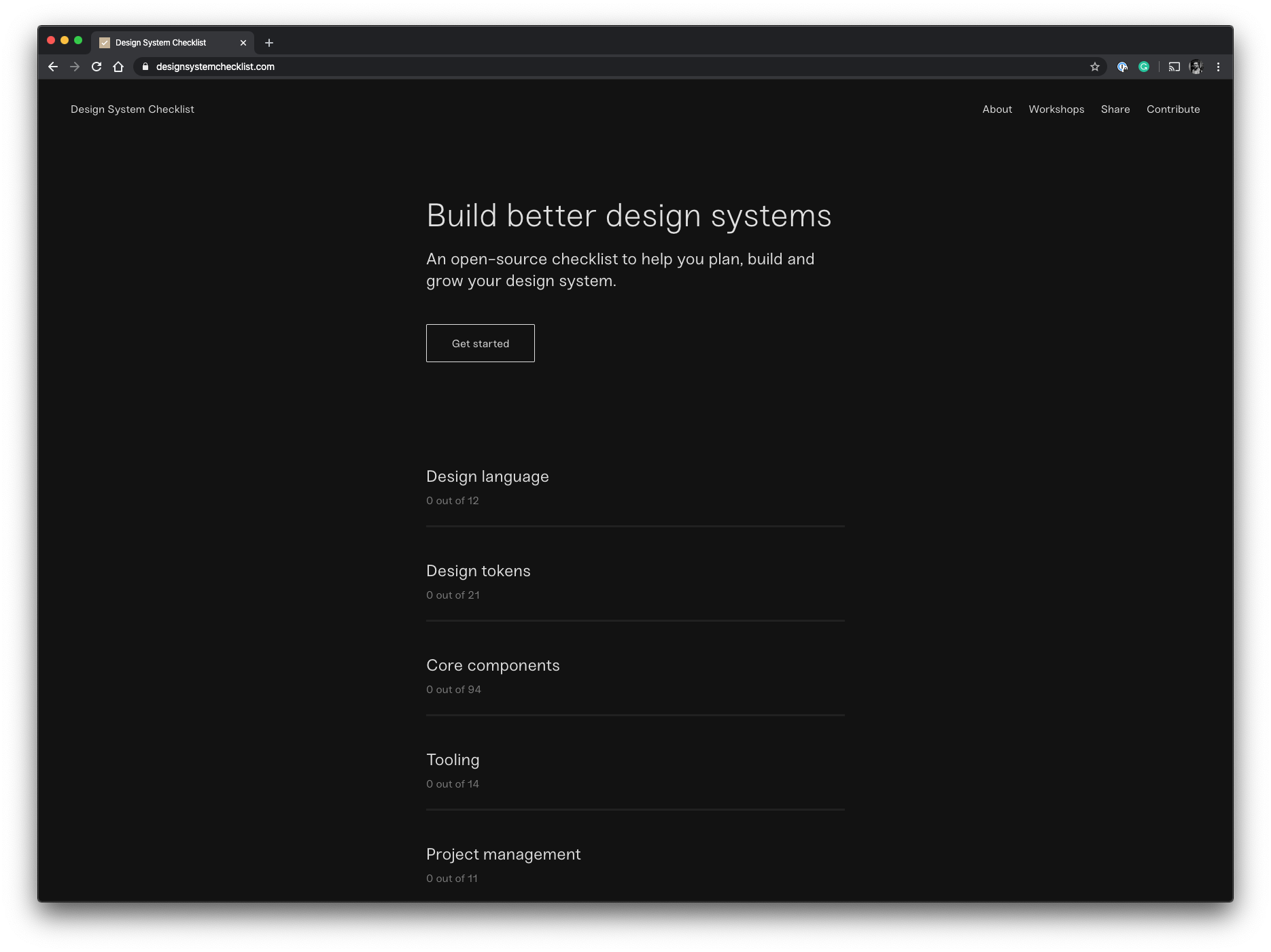 Design System Checklist gallery image