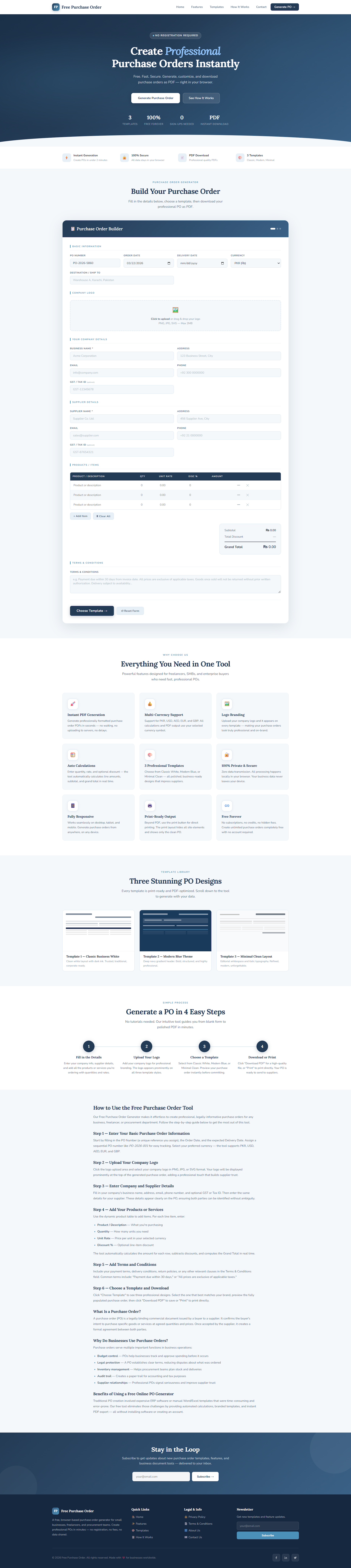 Free Purchase Order  gallery image