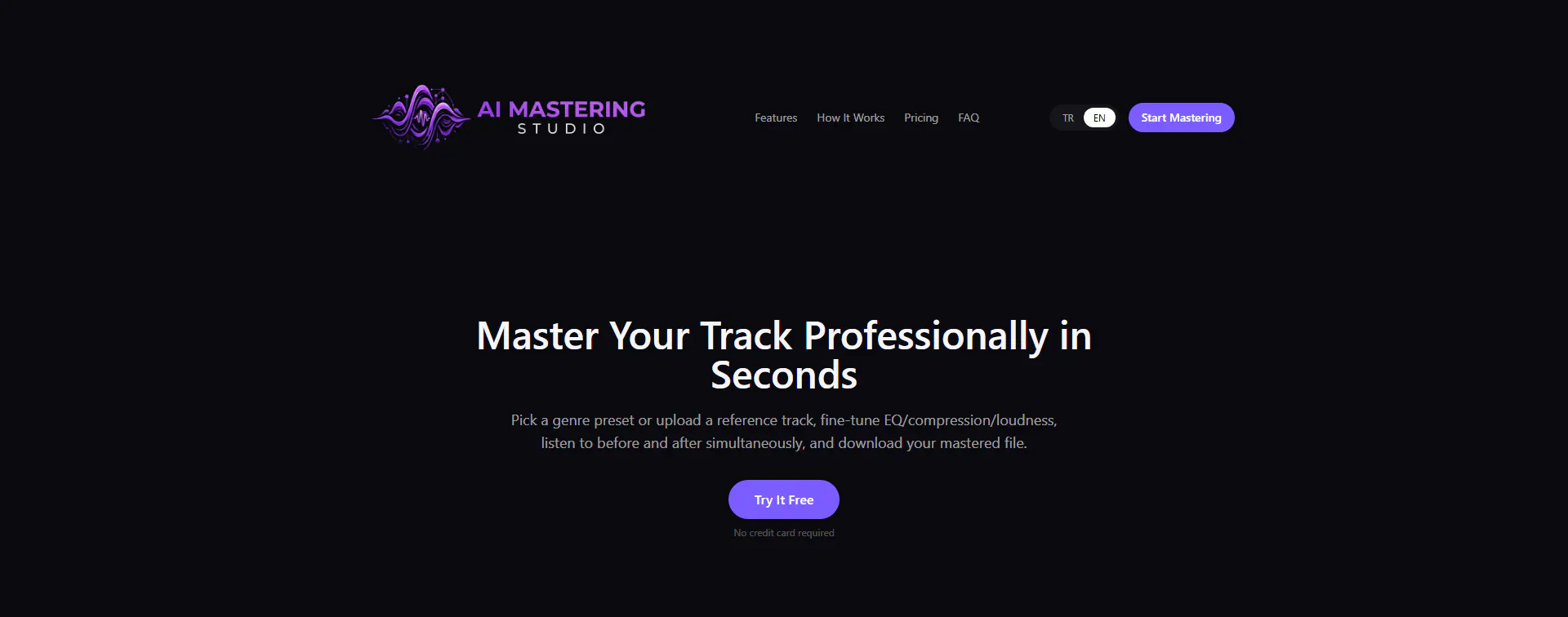 AI Mastering Studio gallery image