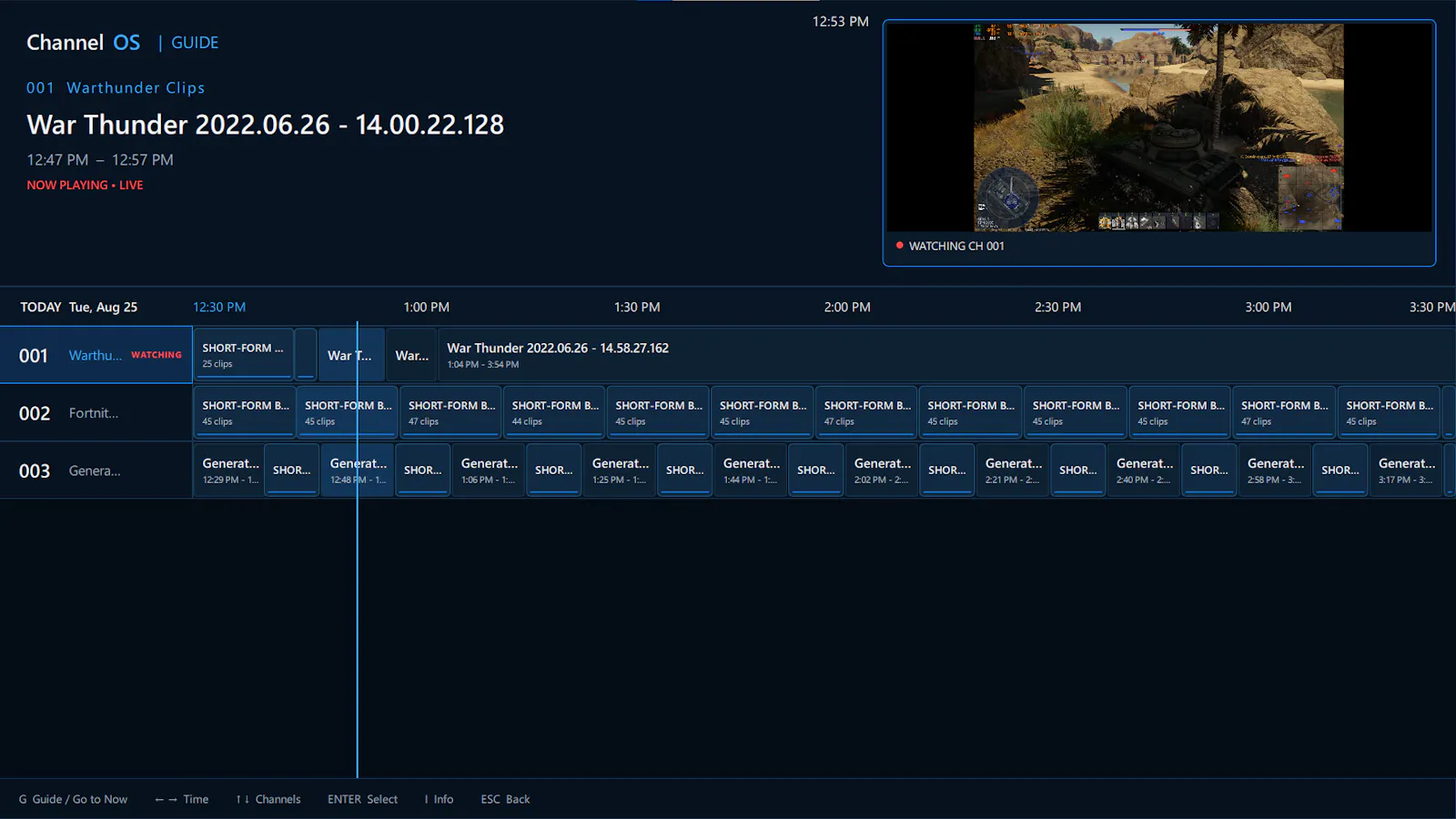 ChannelOS screenshot 2