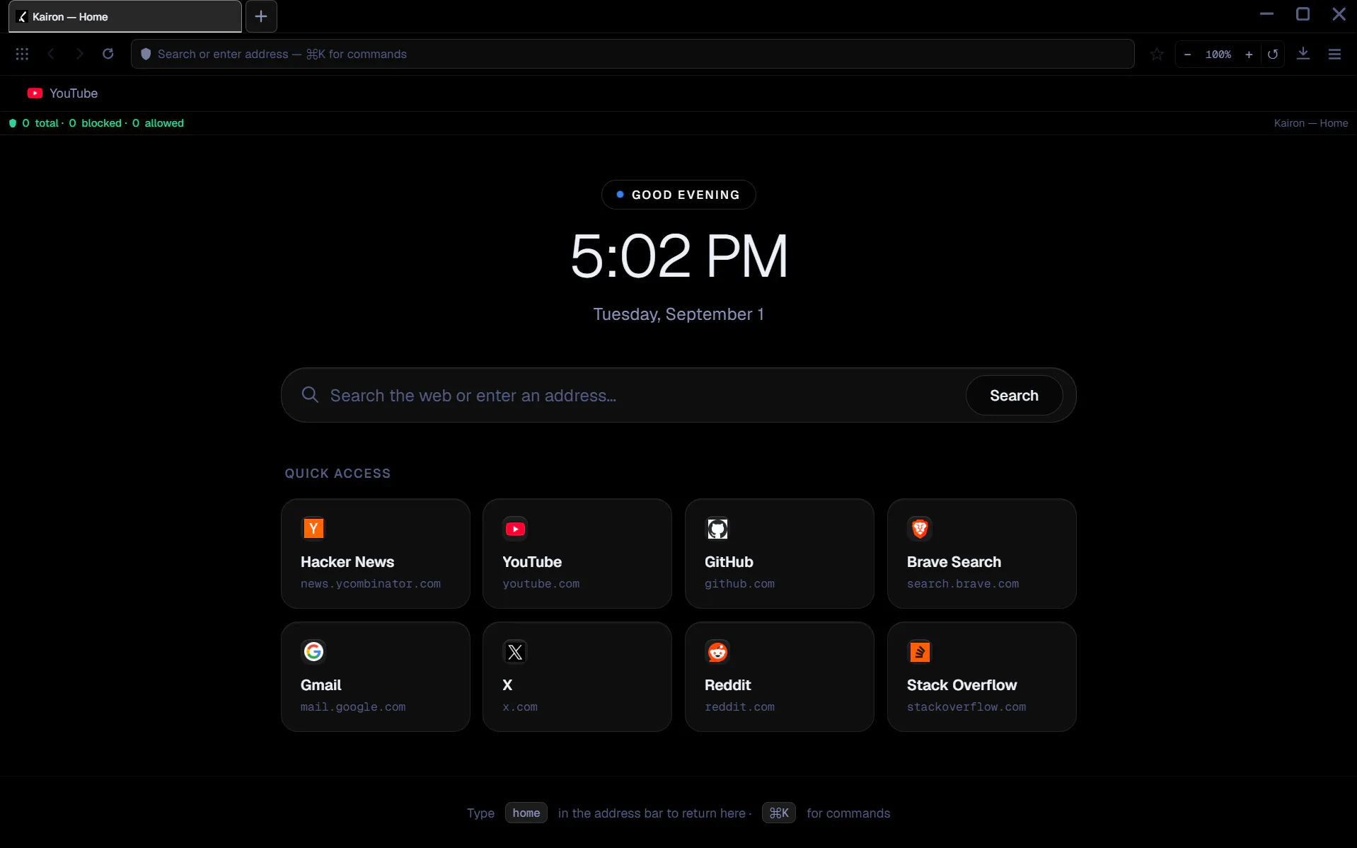 Kairon Browser beta 5.0 gallery image