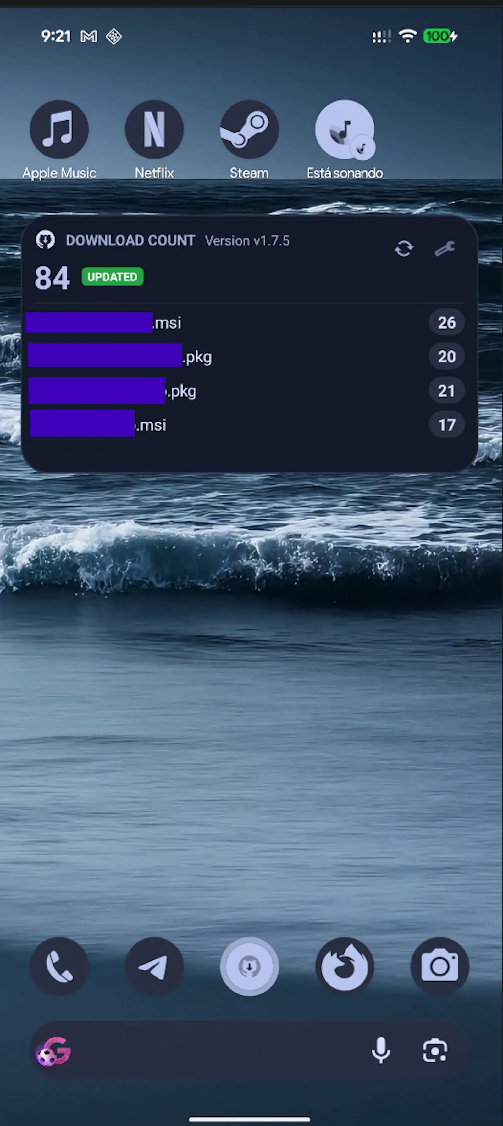Github Download Count Widget screenshot 2