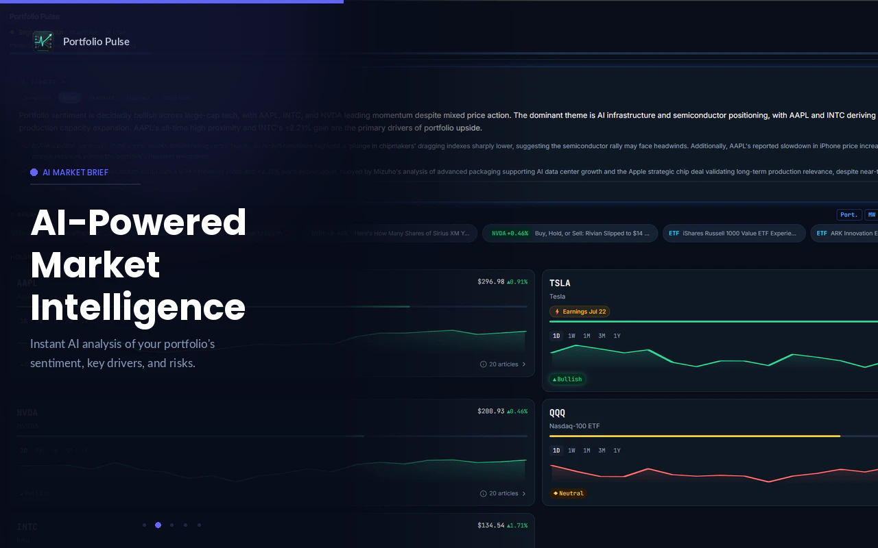 Portfolio Pulse: AI Stock Analysis 截图 3