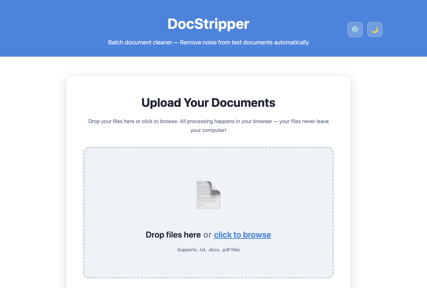 DocStripper - Screenshot 3 preview