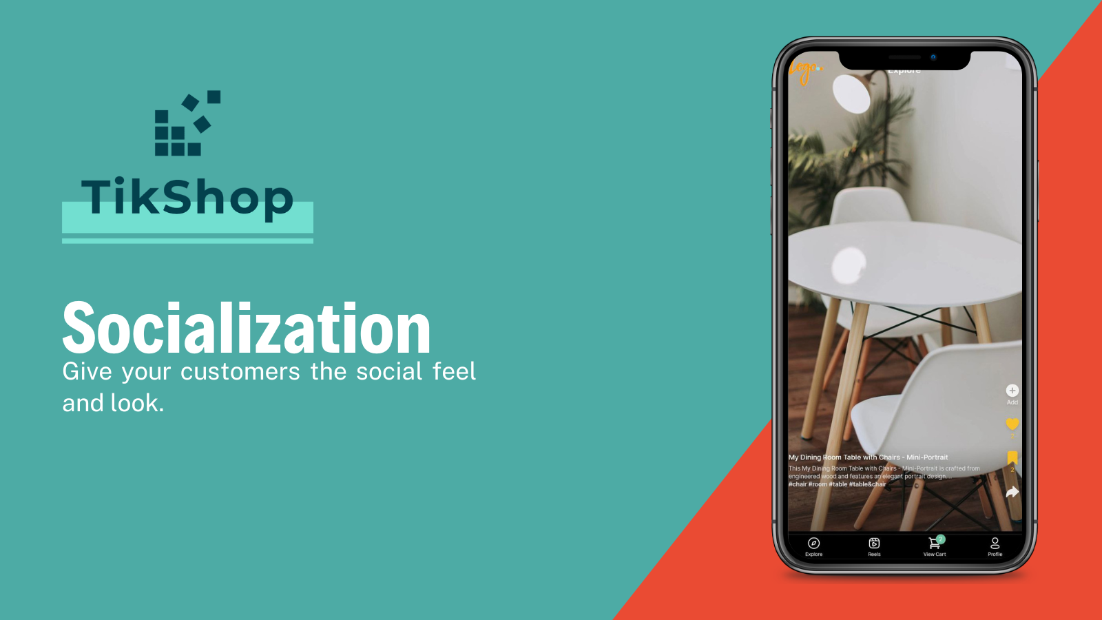 Tikshop- 사회적 경험 - Shopify 매장을 Tiktok와 같은 소셜 미디어로 전환하십시오 미디어 4