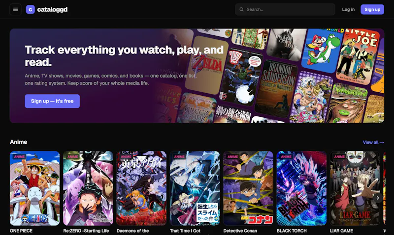 Cataloggd screenshot 1