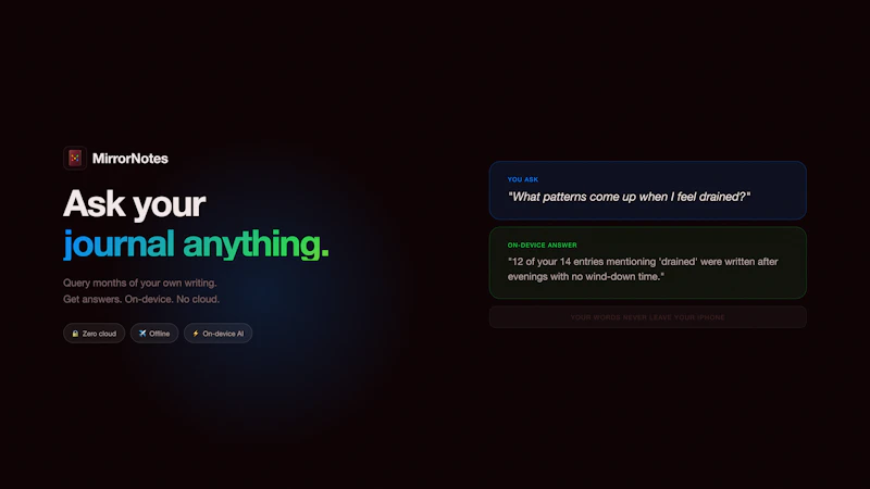 MirrorNotes screenshot 3
