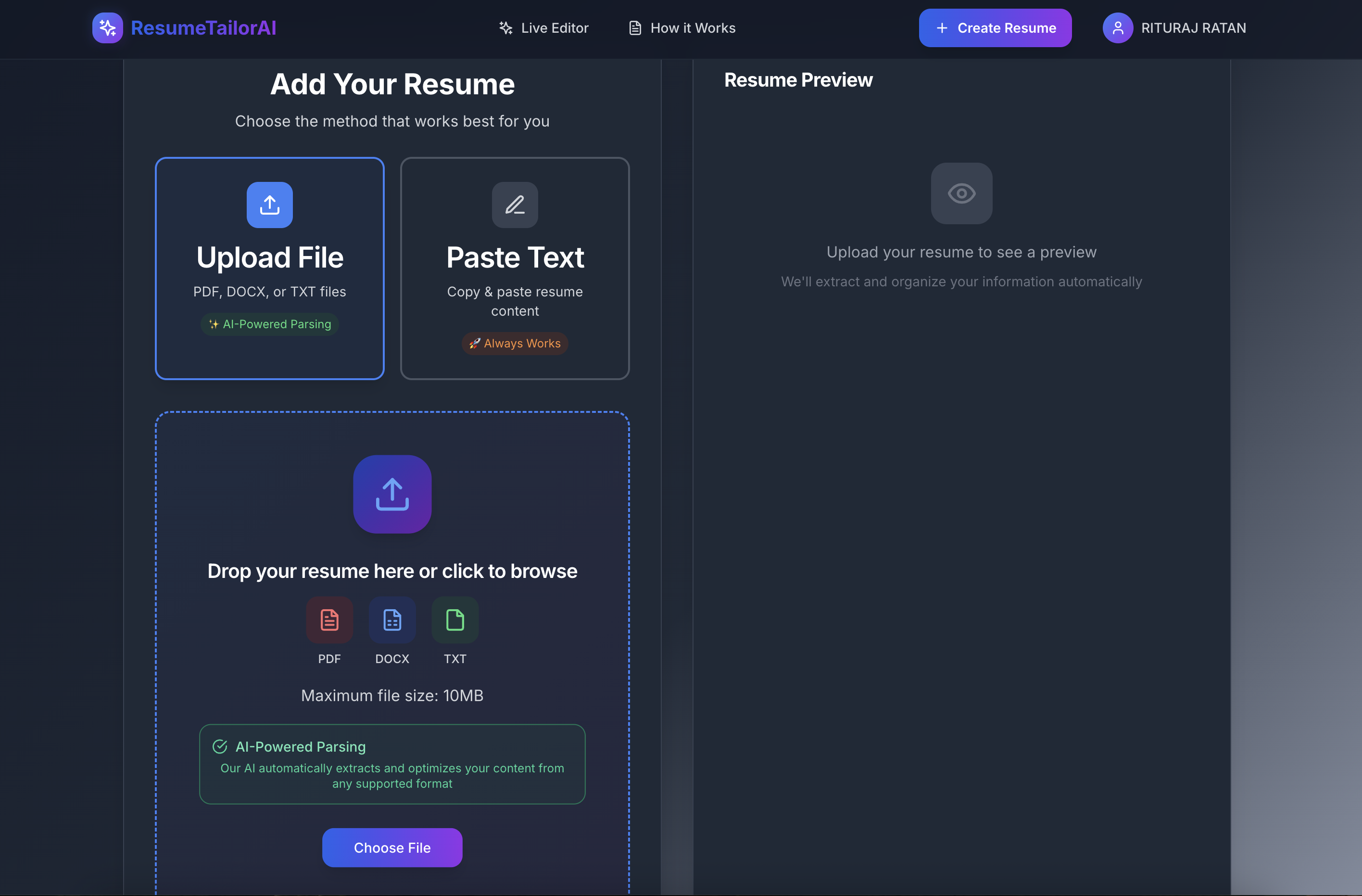 AI-tailored resumes for every job - AI-tailored resumes that land jobs media 10