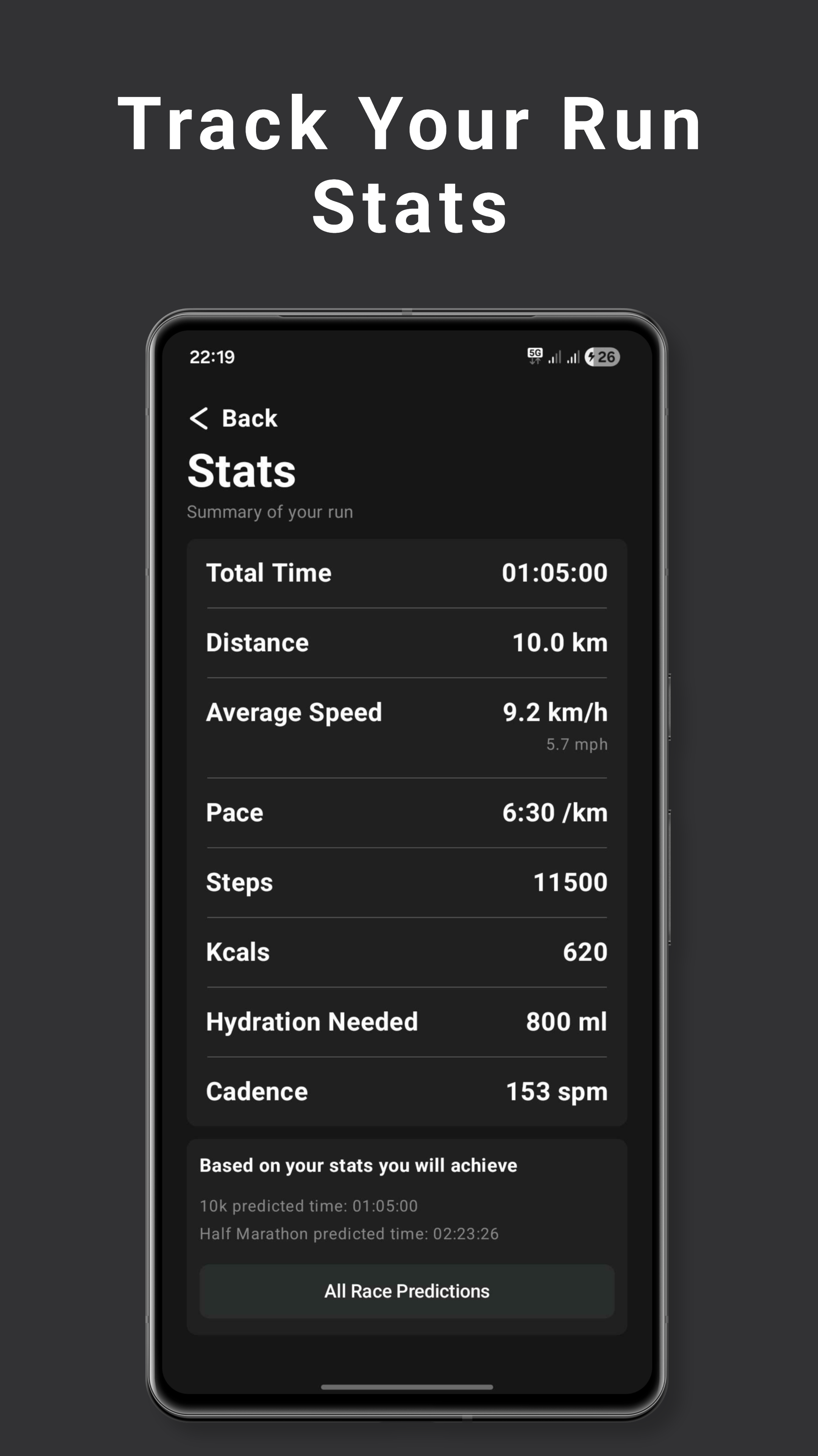 Runneras - Running Calculator gallery image