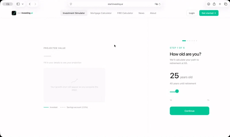 startinvesting.ai screenshot 1 (video preview)