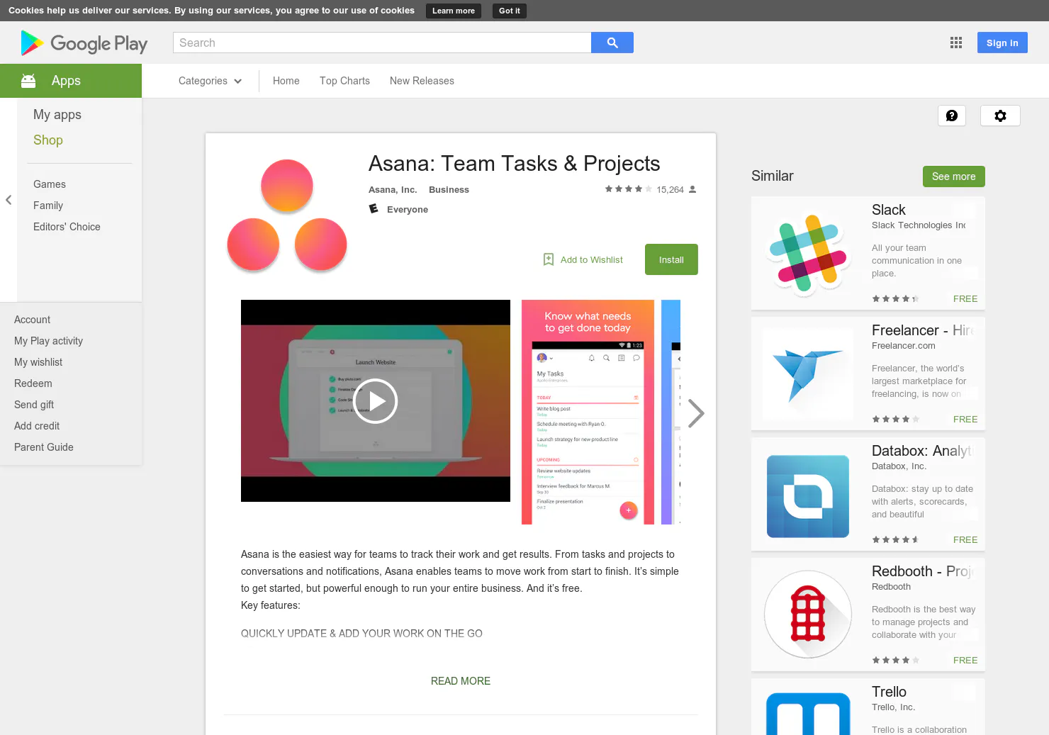 Asana for Android