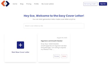 Easy Cover Letter gallery image