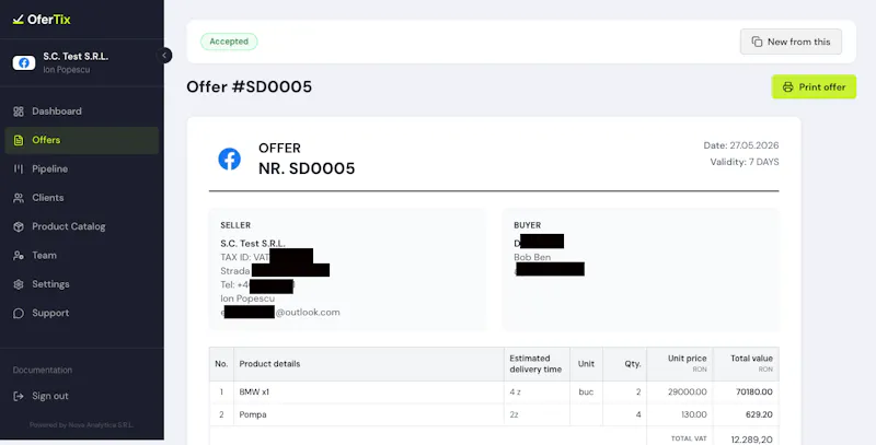 OferTix screenshot 2