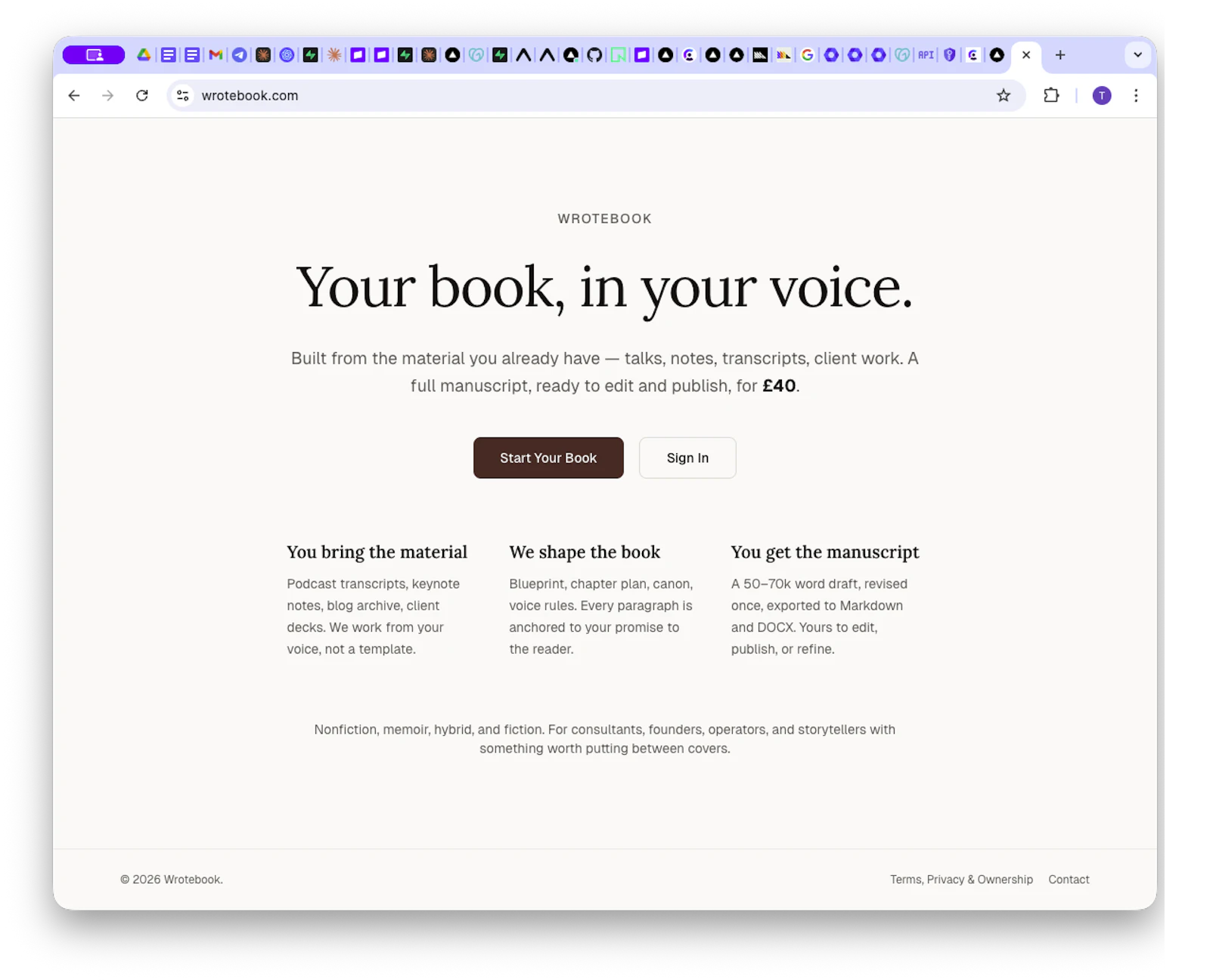 Wrotebook screenshot 3