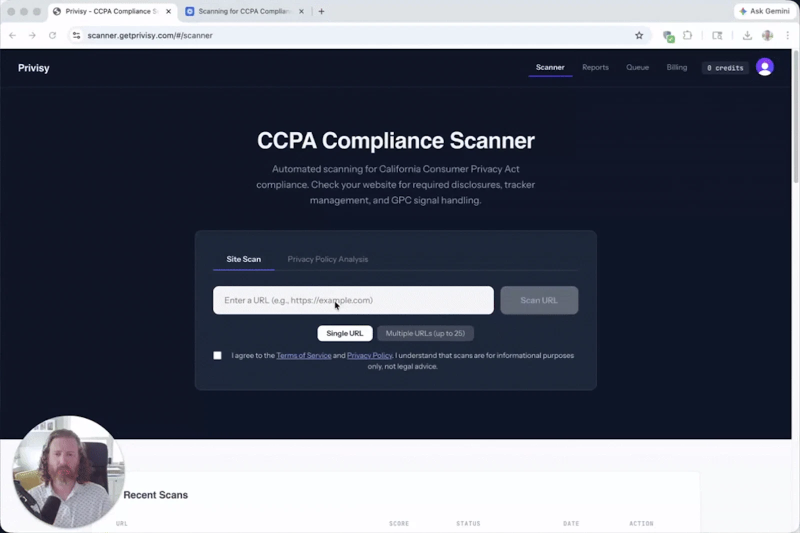Privisy - Website Privacy Compliance screenshot 1 (video preview)