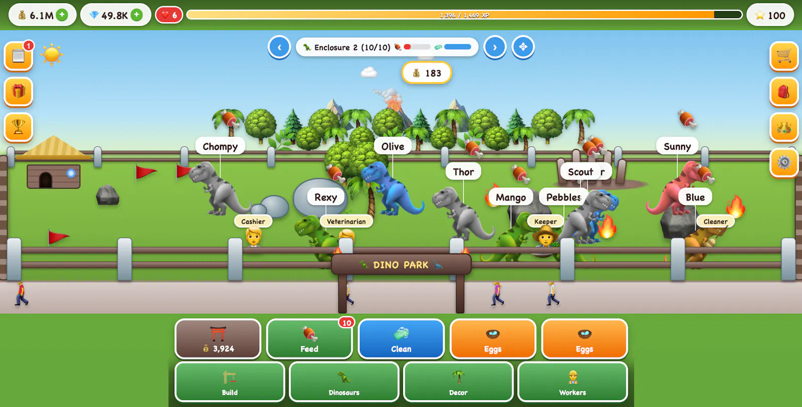 Dino Park Tycoon screenshot 3