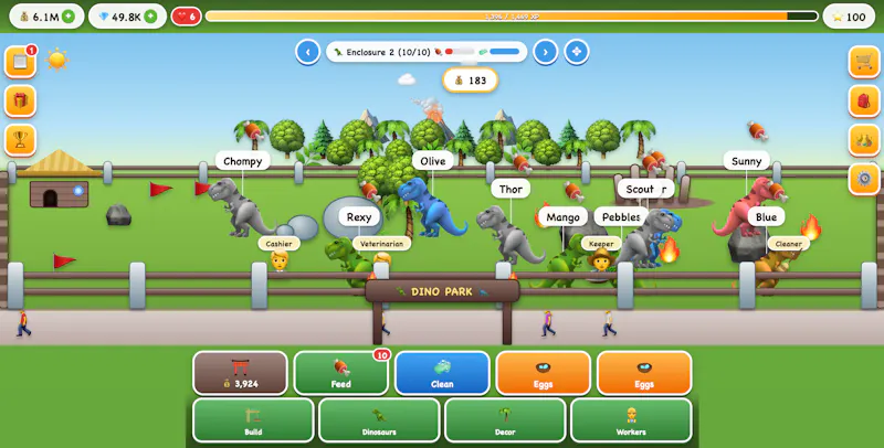 Dino Park Tycoon screenshot 3