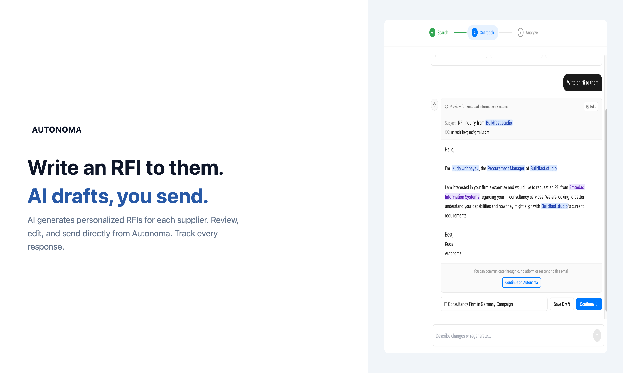 Autonoma Sourcing gallery image