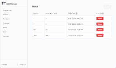 TT Club Manager gallery image