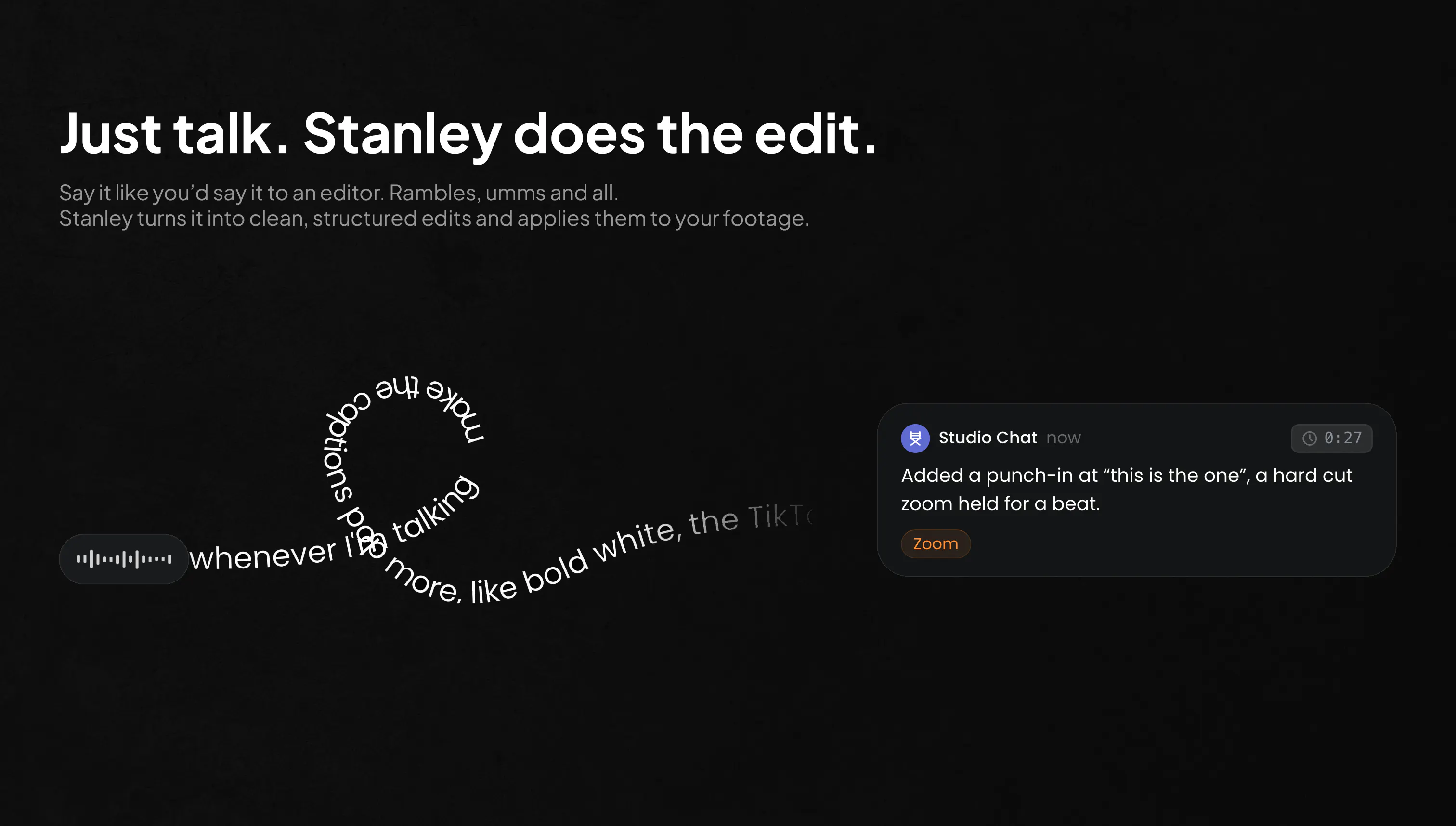 Stanley Studio screenshot