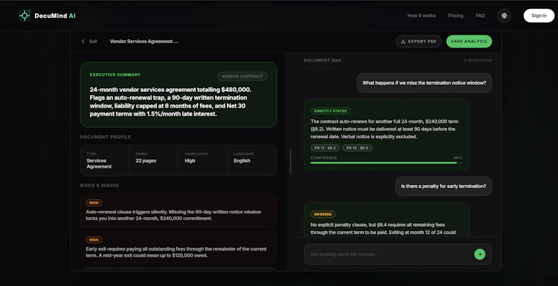 DocuMindAI screenshot 2