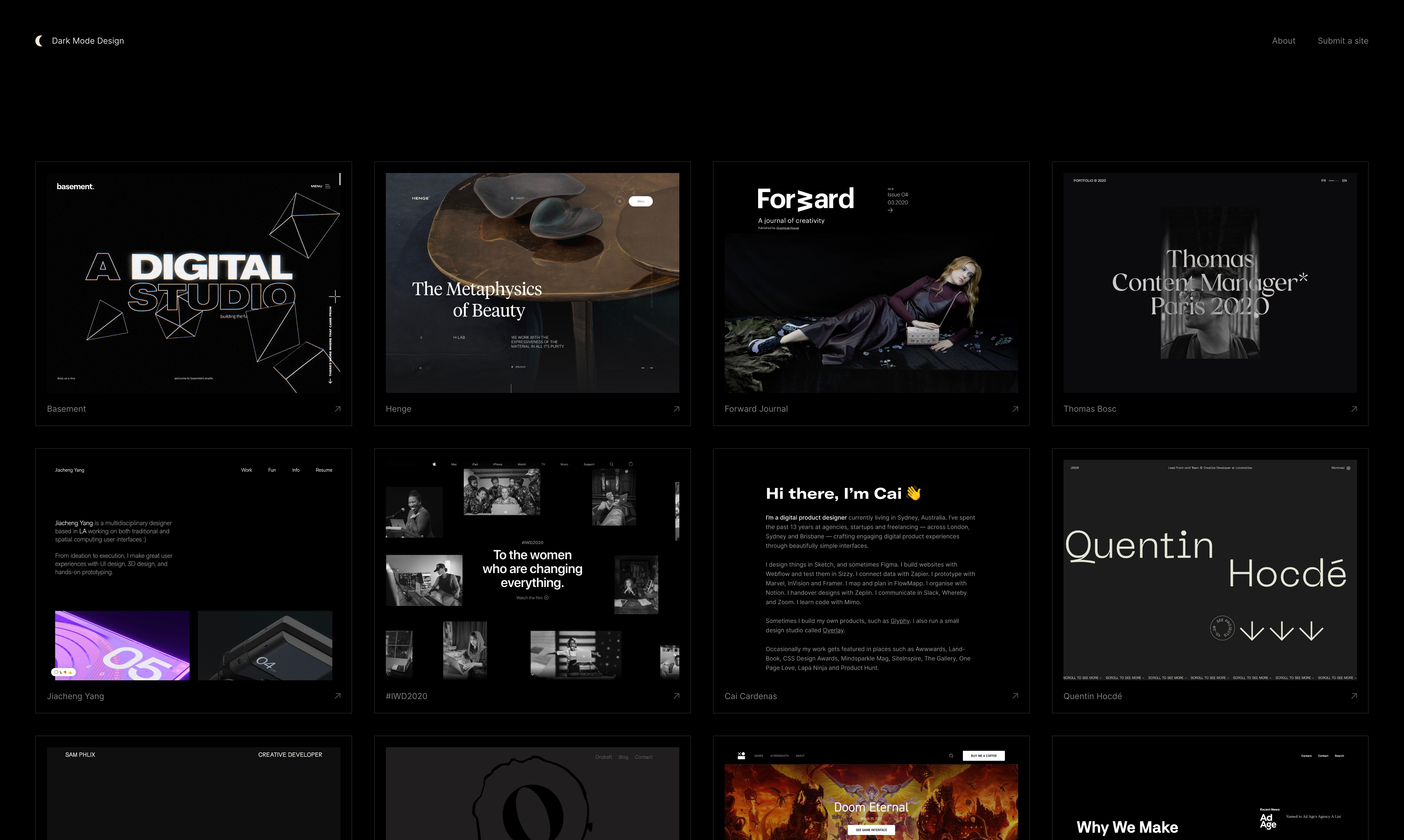 Dark Mode Design Showcasing the most beautifully designed dark mode