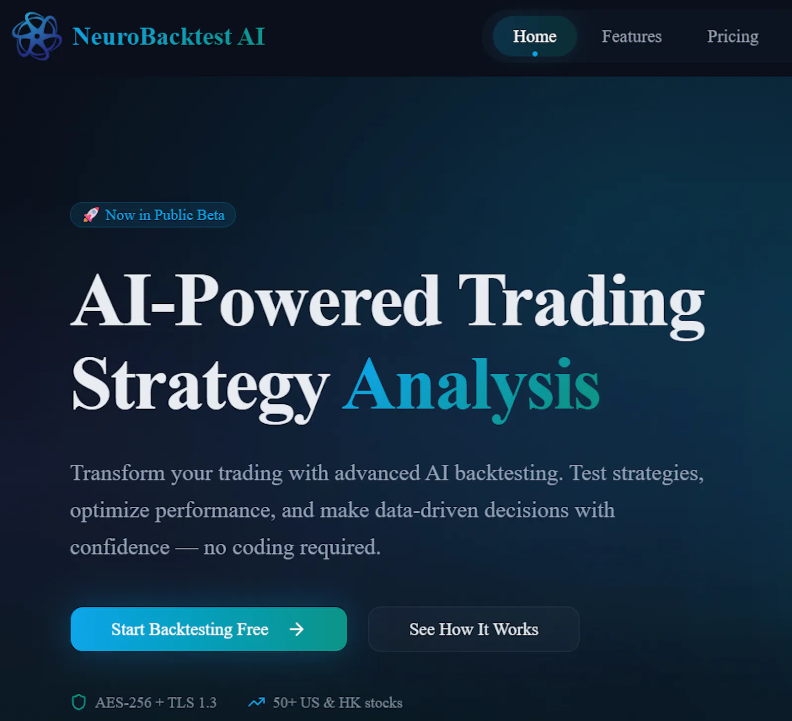 NeuroBacktest screenshot 2
